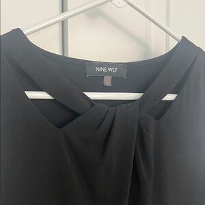 Nine West Elegant Black Blouse